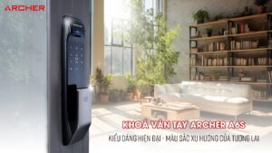 Mẫu khóa cửa vân tay đang được bán ở Hà Nội