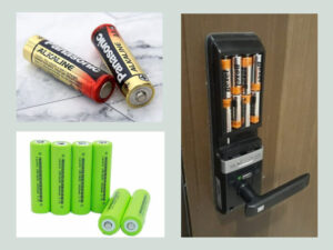 Khóa vân tay nên dùng pin tiểu AA hoặc pin Alkaline