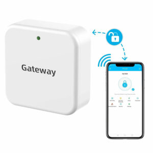 Khóa vân tay sử dụng Home Gateway giúp người dùng có thể quản lý từ xa qua smartphone
