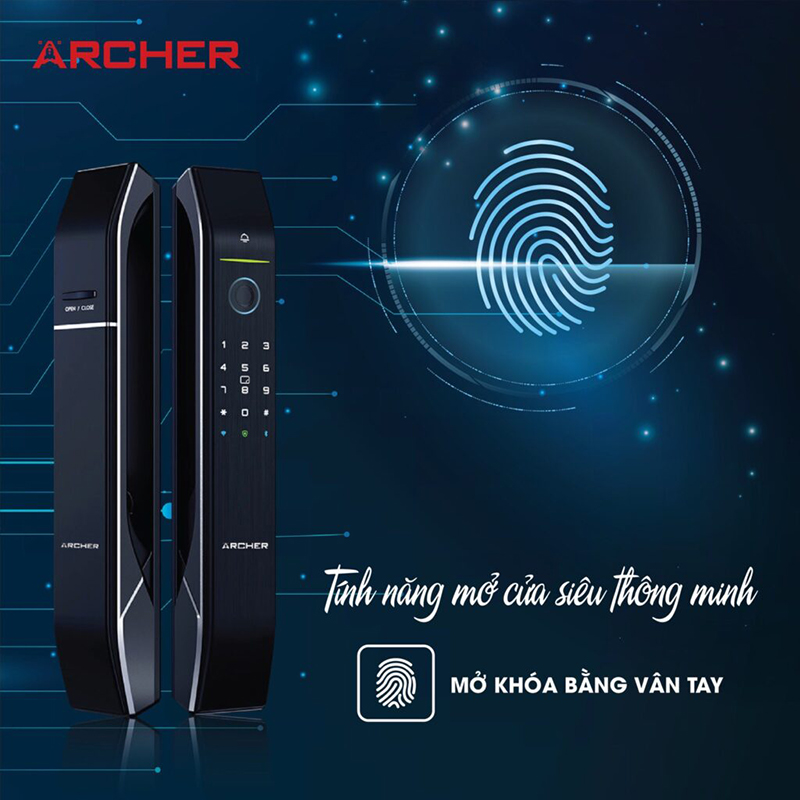 Archer là đơn vị phân phối, lắp đặt khóa điện tử uy tín tại quận Hoàng Mai