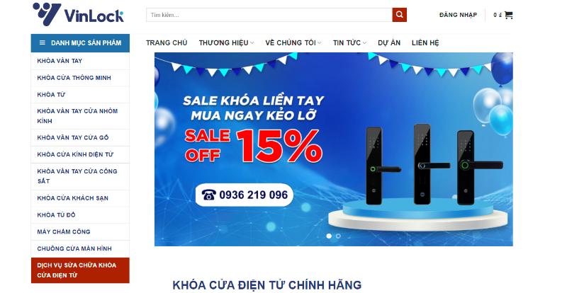 Vinlock: Địa chỉ chuyên cung cấp khóa cửa điện tử cao cấp