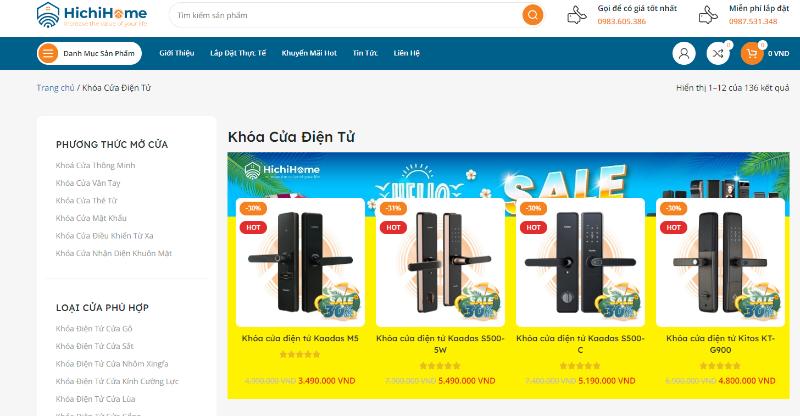 Hichi Home: Địa chỉ chuyên cung cấp khóa cửa điện tử giá rẻ