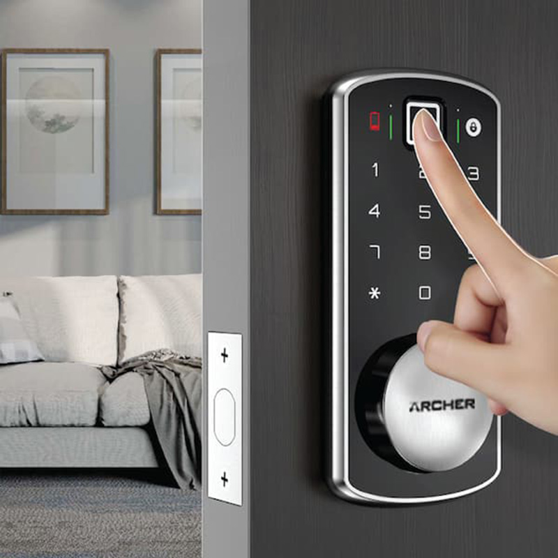 Có thể lắp khóa vân tay ở cả nhà riêng và văn phòng