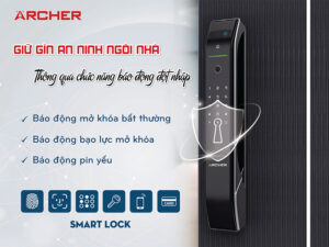 Khóa cửa vân tay mang lại sự tiện lợi khi sử dụng