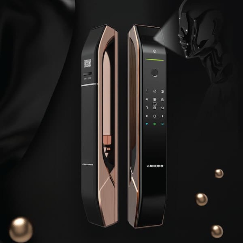 Khóa thẻ từ, bluetooth, nhận diện khuôn mặt thông minh A7S