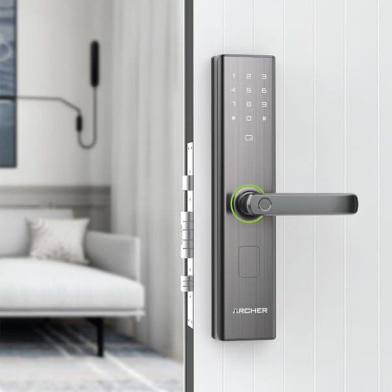 Khóa điện tử vân tay cho cửa lùa Archer E5C