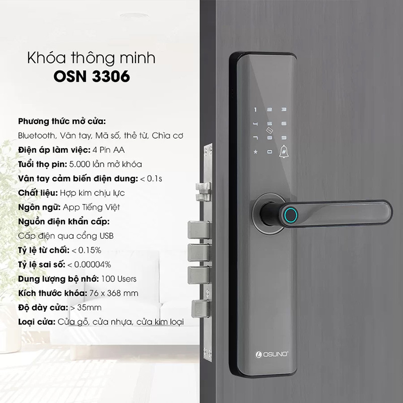 Khóa điện tử OSN-3306
